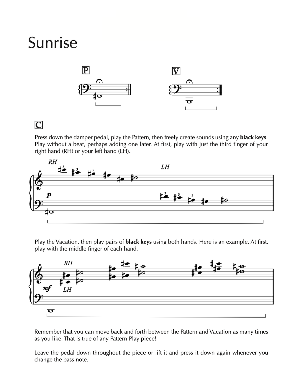 Forrest Kinney - Piano PDF - Create First, Solo 1